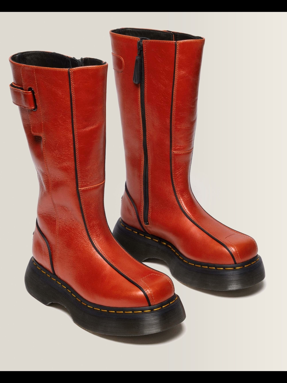 Dr. Martens BUZZ HI ECLIPSE LEATHER BOOTS